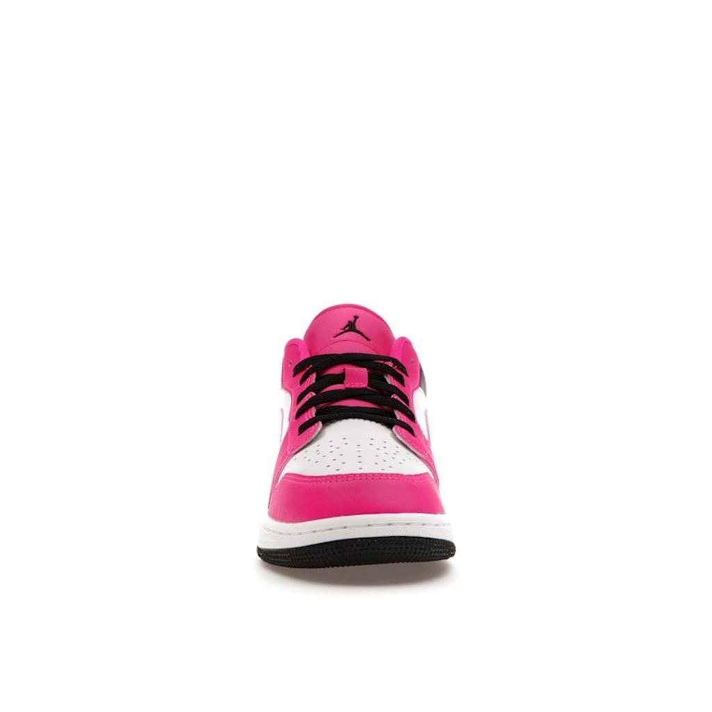 Air Jordan 1 Low GS Fierce Pink Kids Sneakers Black White DZ5365-601