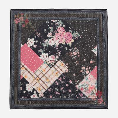 Thursday Island Check Flower Mix Bandana_T256MHC146W
