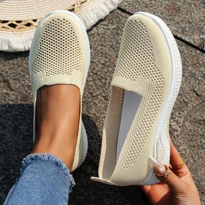 Atmungsaktive Damen-Sportschuhe aus Netzgewebe, Damen-Freizeitschuhe mit Absatzsteigerung