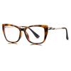 Premium Square Cat-Eye Shaped Presbyopia Eyeglasses Stylish Clear Glasses TR90 Big Frame Anti Blue Light Diopter Eyeglass Leesbrillen