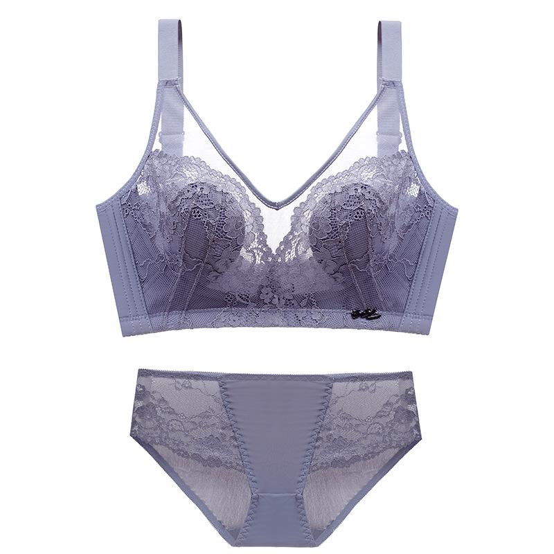 Summer Lace Adjustable Backless Bra with Rabbit Ears Design for Women