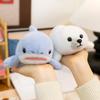 Genuine Ocean Series Plush Whale, Dolphin, Shark & Seal Toy Set for Children