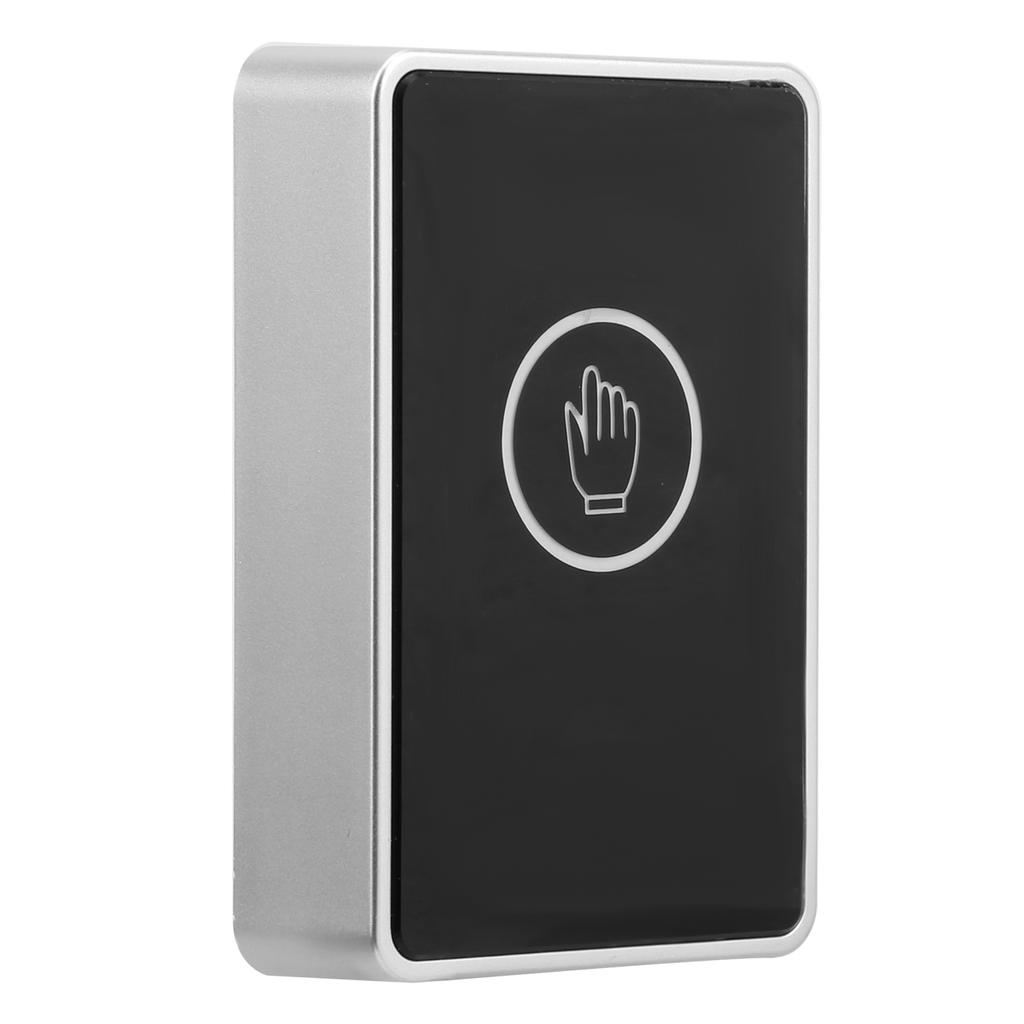 Door Exit Button LED Infrared Access Control Backlit Switch ABS Plastic NonTouch Type DC 12V