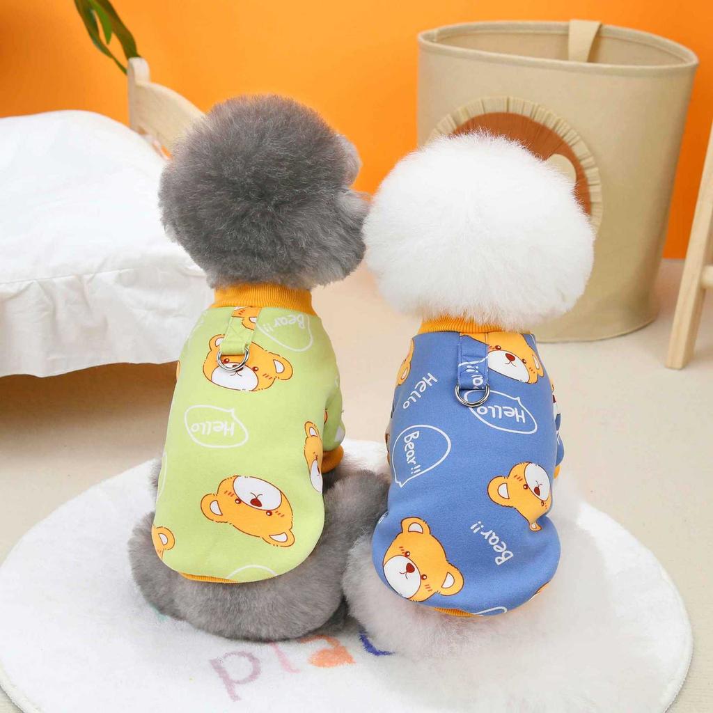 Dog Clothes Teddy Bichon Pomeranian Poodle Small Puppy Autumn Clothing Cat Autumn And Winter Clothing