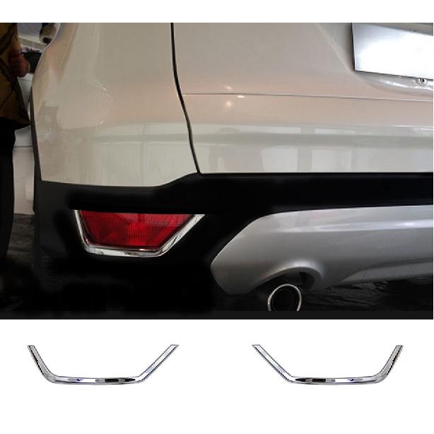 

Бампер автомобиля, противотуманная фара, рамка для Ford Escape Kuga 2013 2014 2015 2016 2017 2018 Стайлинг автомобиля ABS хромированная отделка