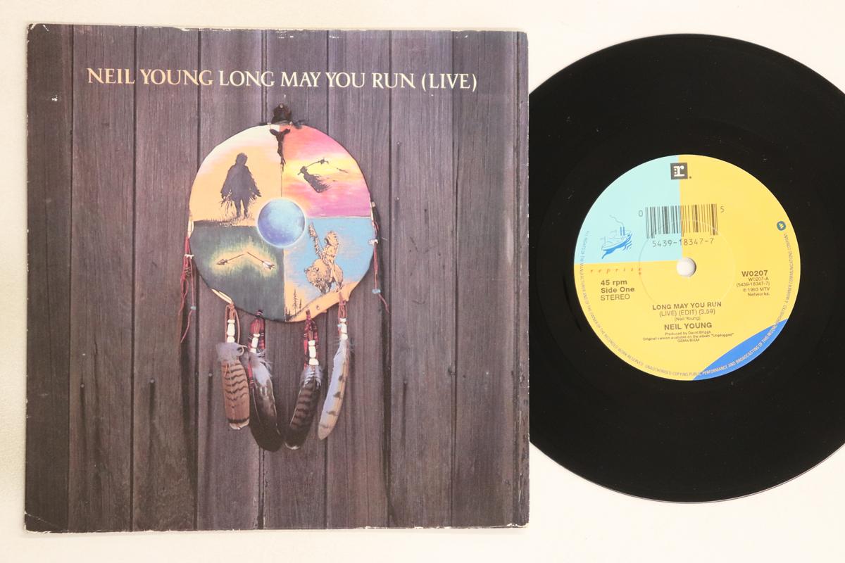 

7inch Record NEIL YOUNG - Long May You Run / Sugar Mountain W0207 REPRISE 1993 UK Rock Used
