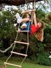 Wooden 6 Rung Rope Climbing Ladder Rope Ladder Large Size Kids Activity Entertainment Educational Developer Toy