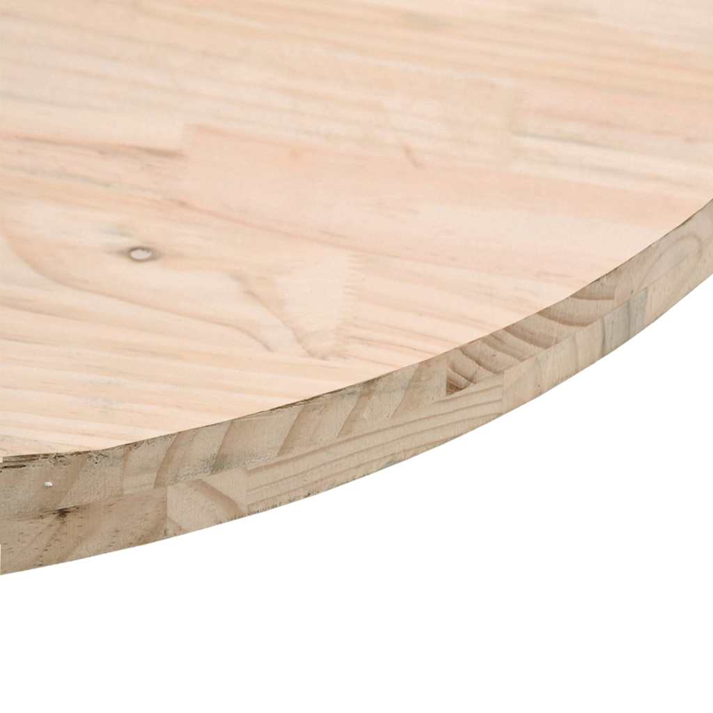 Round Table Top Ø40x3 cm Solid Pine Wood