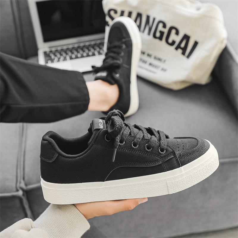 Fashion Brown Low Cut Sporty Casual Shoes For Men Autumn Fashionable Korean Style Youthful Single Shoes Suitable For Students