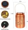 Hummingbird Solar Courtyard Lantern - Popular Garden Craft, In Stock, Balcony Wrought Iron Design