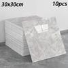 10Pcs Marble Wallpaper Super Strong Adhesive Waterproof Sticker For Bathroom Kitchen Decor Design