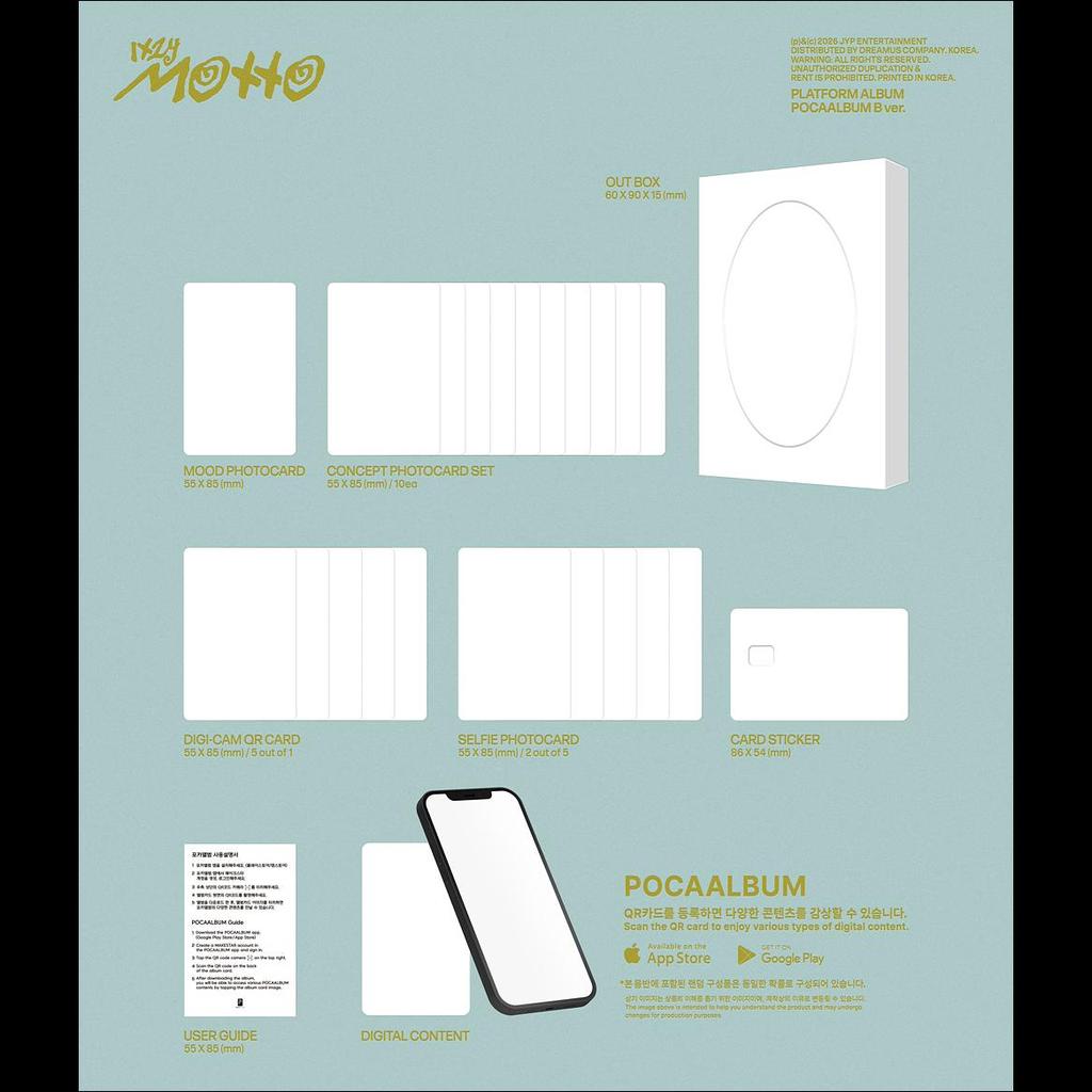 [Pre-order] ITZY [Motto] POCA Album Ver. + Free Gift