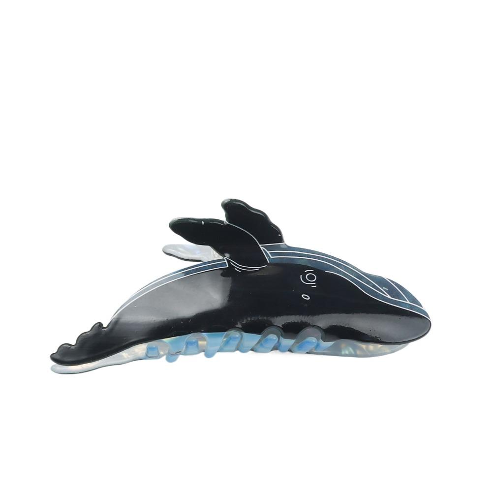Rutschfeste Acetat-Haarspangen Cartoon-Delfin-Klammern Niedliche Wal-Haarklammer Haaraccessoires