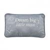 Bambino Rectangle Velvet Cushion Little Man 33cm