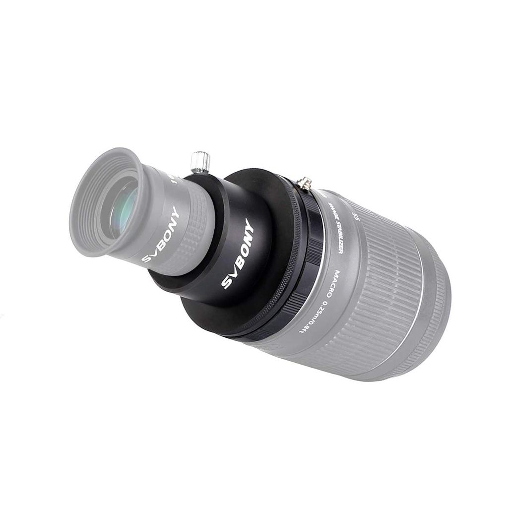 SVBONY SV149 Astronomical Telescope Eyepiece Adapter for Canon DSLR Eyepiece and M42 Interface CCD Adapter for Photo Metal Aluminum Alloy Material