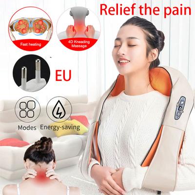 U Shape Kneading Shiatsu Infrared Θερμαινόμενο Μασάζ Αυτοκινήτου/Σπίτι Μασάζ Αυχενικής πλάτης Αυχενικό μασάζ Συσκευή σάλι Μασάζ ώμων