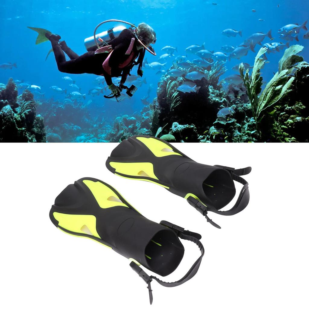 1 Pair Swimming Fins PP and   Comfortable To Wear Lightweight Anti Slip Diving Fins for Men Women