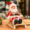 Sitting Home Decoration Kids Toys Christmas Tree Accessories Desktop Santa Claus Doll Xmas Ornament