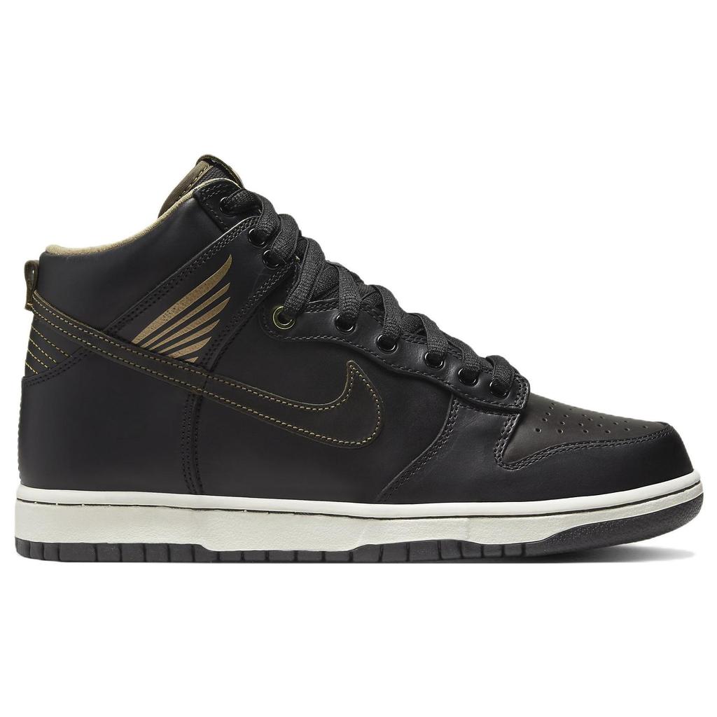 Pawnshop x Nike Dunk High SB Old Soul Unisex Sneakers Brown Black Metallic-Gold FJ0445-001