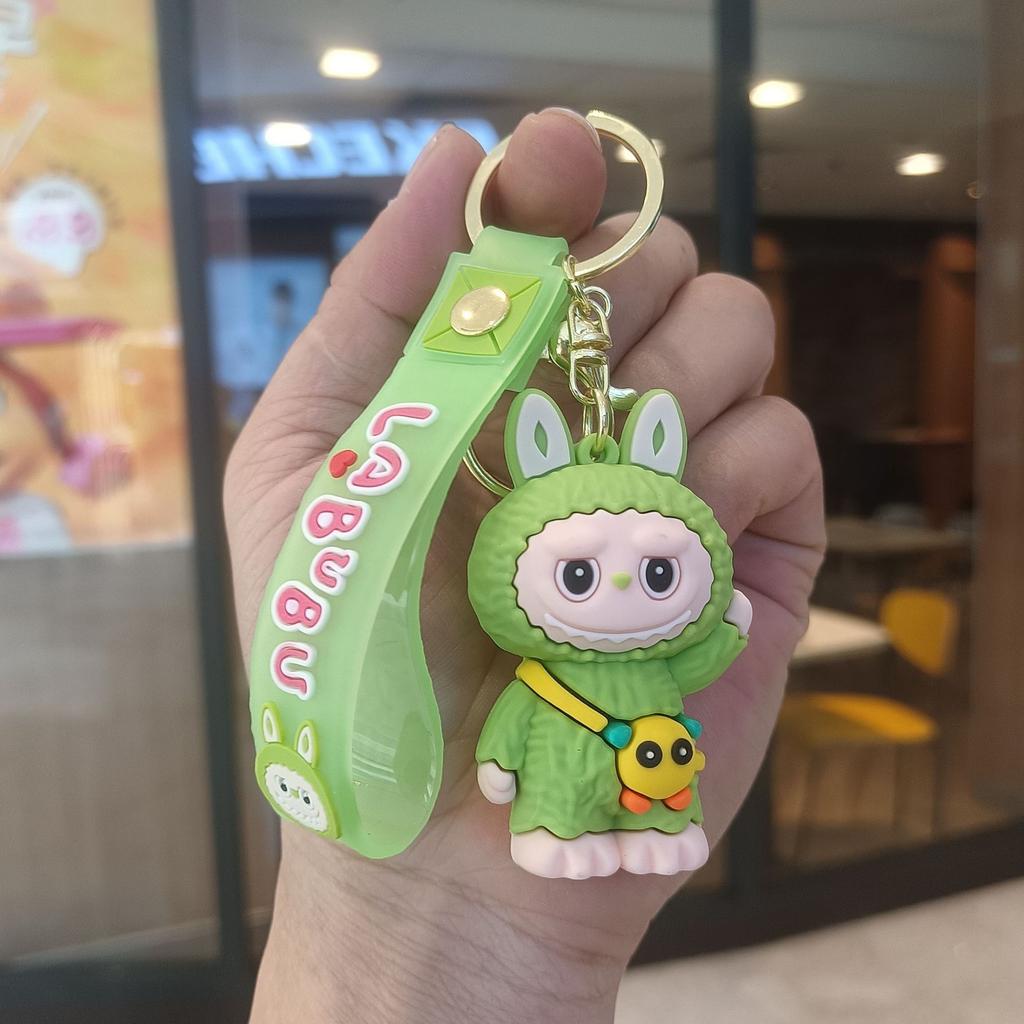 Buck Tooth Sheep Keychain Cute Cartoon Doll Schoolbag Pendant Car Key Chain Gift