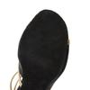 Latin Dance Shoes  Satin Sandal Ladies Latin Dancing Shoes Pro Soft Sole High Heels Comfortable Stable