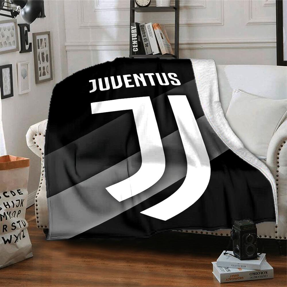 1pc Juventus Blanket, Gift, for Men and Women, Soft Blanket, Good for Sofa Bed Couch Travel, Lightweight Flannel Blanket