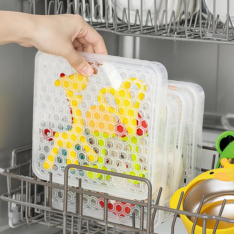 Dishwasher Tableware Cleaning Box Chopstick Cage Plastic Chopsticks Spoons Drain Storage Rack Tableware Storage Basket