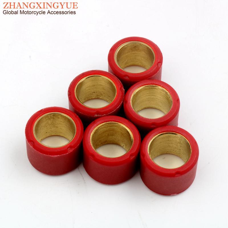 Scooter Variator Roller Set 16x13mm 4g 4.5g 5.5g 6g 7g for Peugeot 50 Buxy Elyseo Elystar Jetforce Looxor Ludix 2 Vivacity 50cc