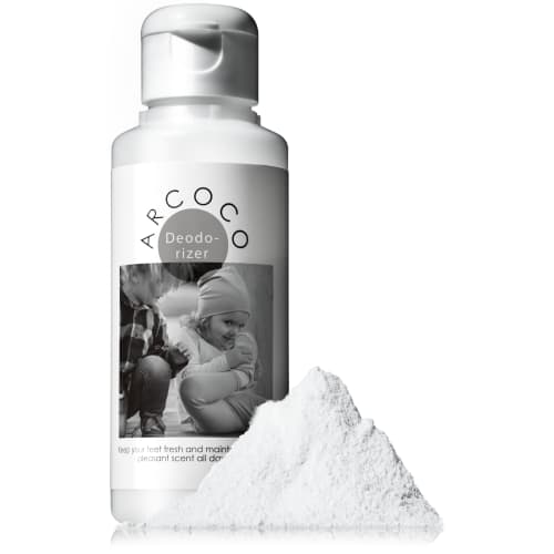 

ARCOCO Дезодоризатор, 60 г, Сделано в Японии, Без запаха, Набор для ухода за обувью, Дезодорирующая пудра