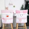 Soft Xmas Dinner Chair Seat Cover Snowman Festival Table Decor  Home Decoration