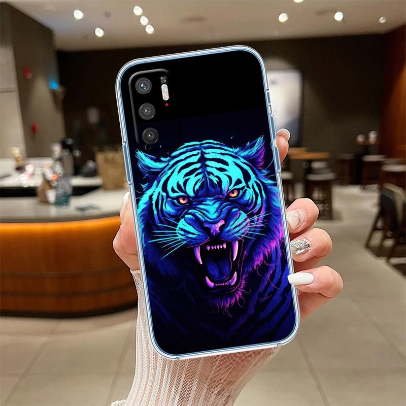 UP5 Animal Tiger Phone Case for LG K22 K30 K40 K40S K41 K42 K50 K50S K51 K51S K52 K61 K62 K71 K92 Q60 Q61 V40 V50 V60
