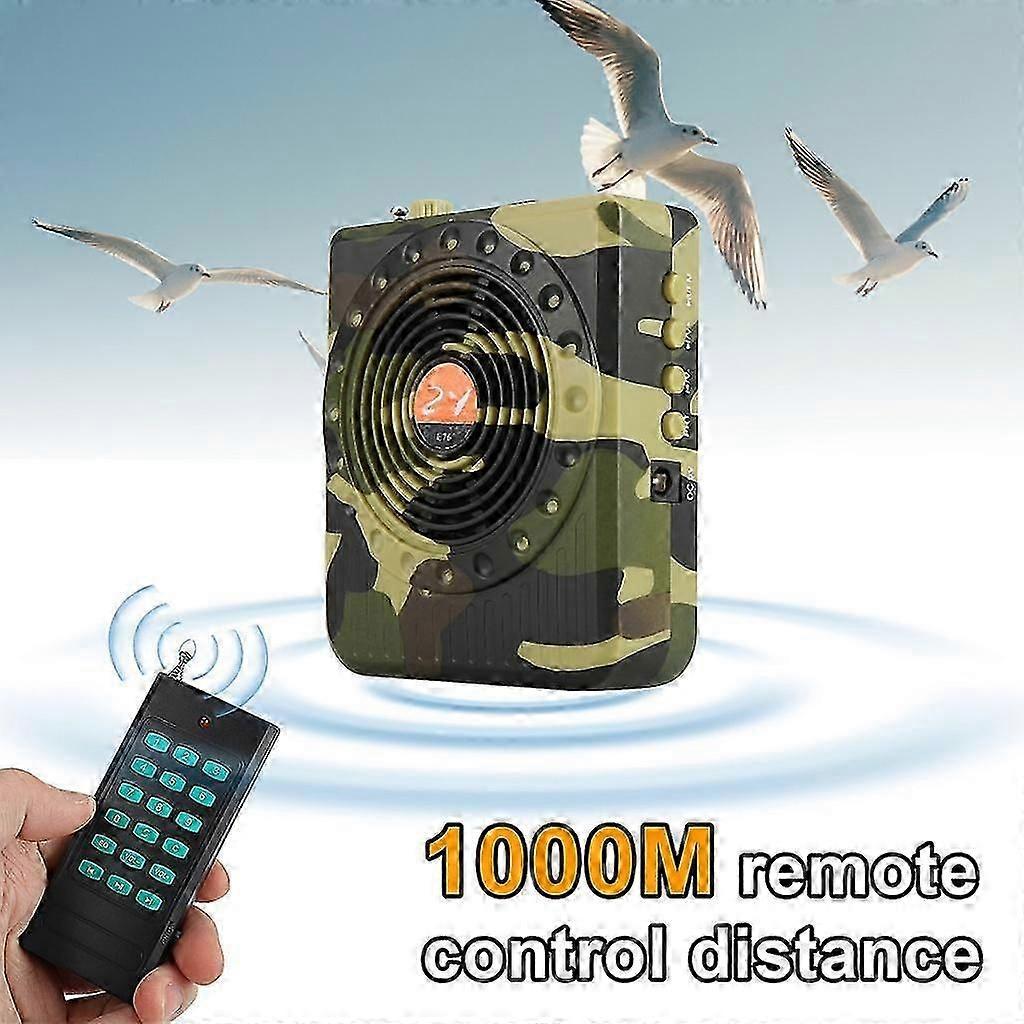 E67 35W Hunting Decoy Calls Electronic Bird Caller Camouflage Outdoor Electric Hunting Decoy Speaker MP3 Speaker Remote Controller Kit
