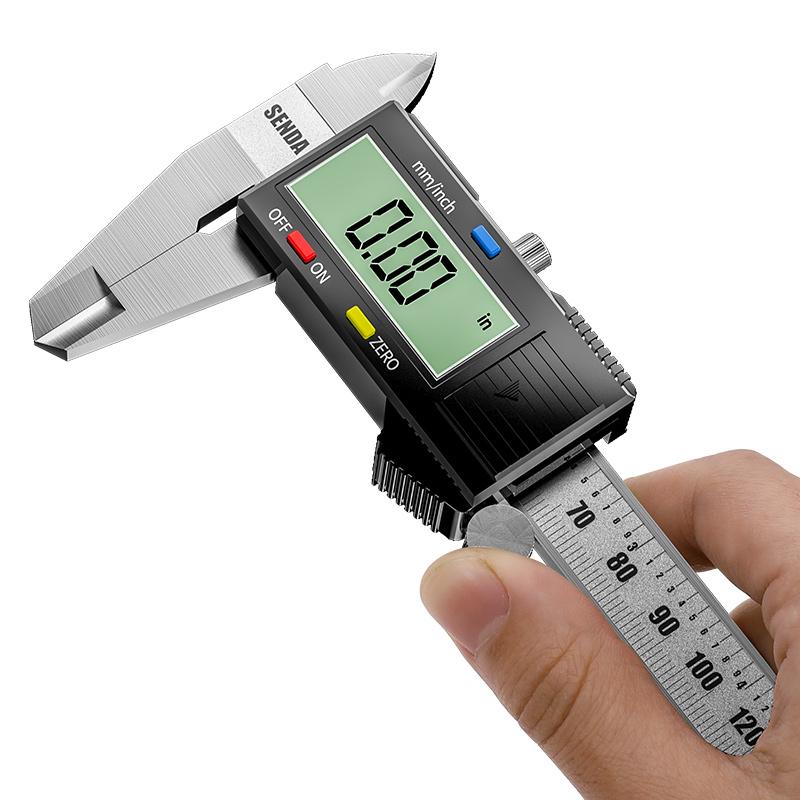 A Piece of Measuring Pliers Length Thickness Depth Inside and Outside Diameter Measurement of Industrial-grade Vernier Calipers