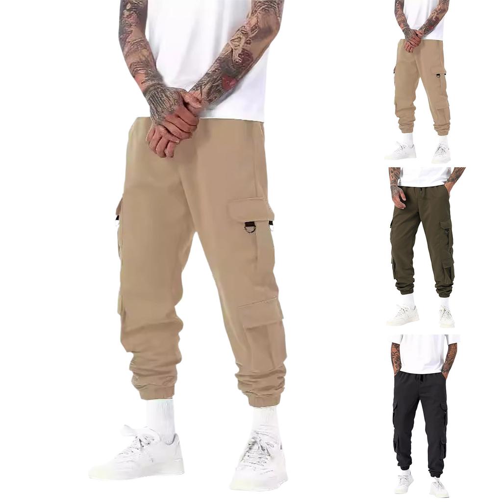 Casual Sports Pants Men's Loose Long Panel Fitness Running Training Pants