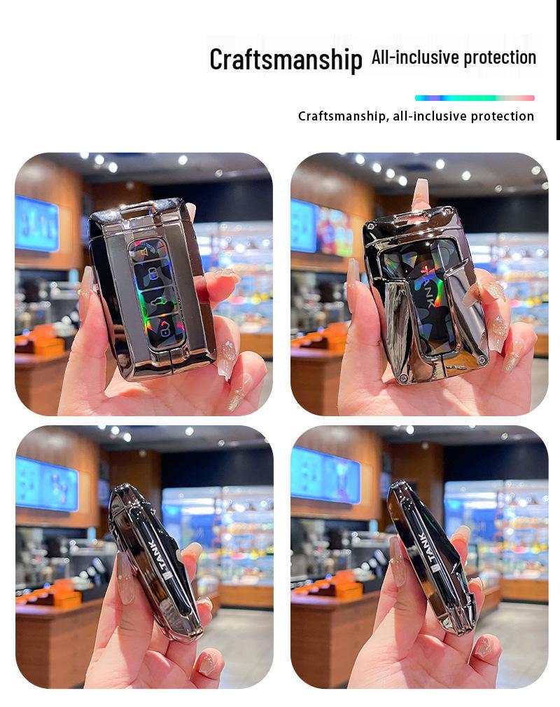 2023 Tank 300 Key Case: Full Coverage Metal Buckle Shell for 400hi4t Cyber Tank 500