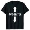 Funny Two Seater Up Down Arrow T-Shirt