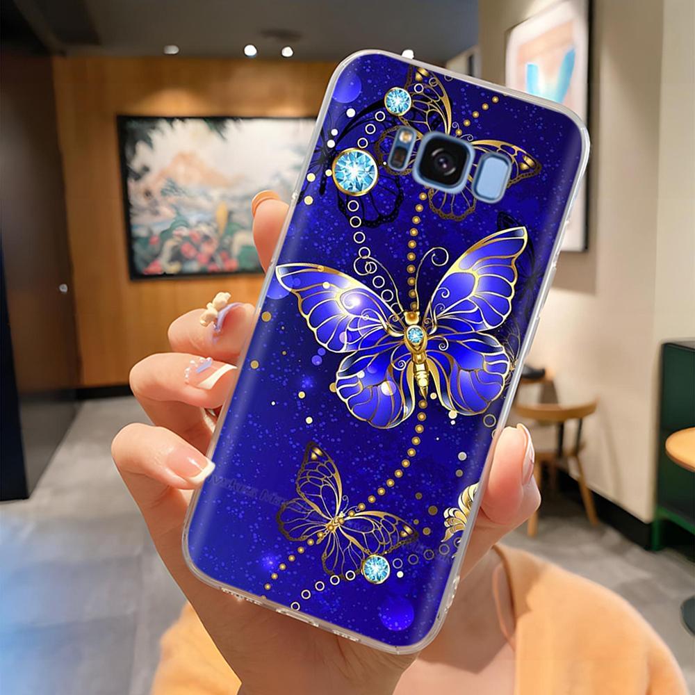 Case For Samsung Galaxy S8 Plus S 8 Phone Cover Cute Cartoon Cases Painted Soft TPU Coque For Samsung S8 S8+ Protective Fundas