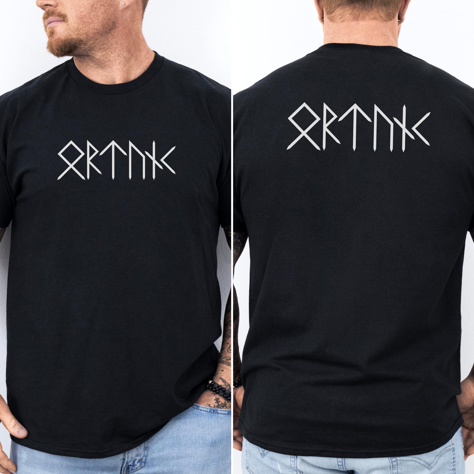 CUSTOM NAME Viking Shirt, Personalized Father T-Shirt, Customizable Dad Gift S