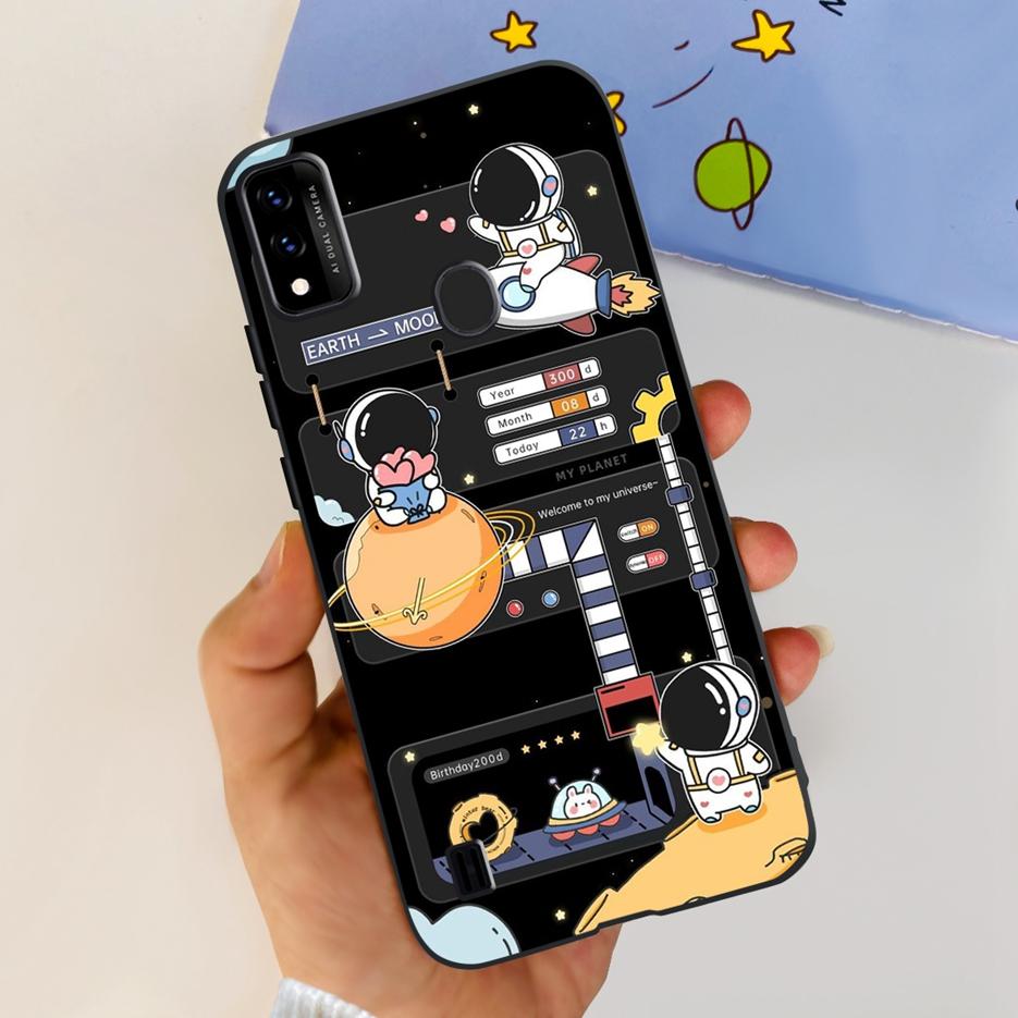 For ZTE Blade A51 A71 Case New Fashion Painted Back Cover Shockproof Phone Case For ZTE Blade A71 A7030 BladeA51 Soft TPU Fundas