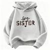 Fashion Big Sister Leopard Print Hoodie Kids Hip Hop Children's Sweatshirt Hoody Casual Hoodies for Boys Girls Clothes