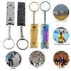 High Decibel Dual Whistle Keychain, Outdoor Camping Emergency Survival Tool, Portable Multifunctional Whistle