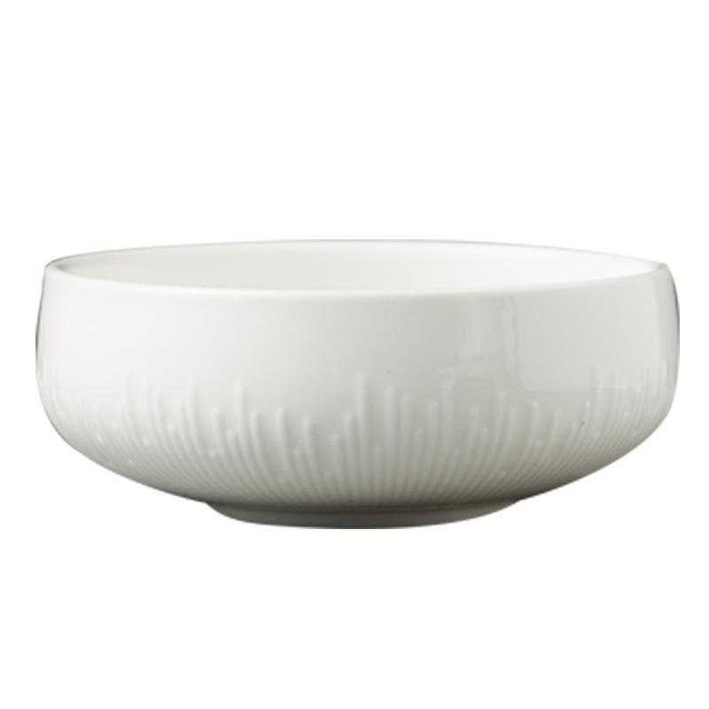 Ceramic Rice Bowl, Hotel Restaurant White Rice Bowl, Soup Bowl, Household 4.5-Inch Breakfast Porridge Bowl, Noodle Bowl