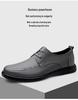 Men's Business Leather Loafers – Formal and Casual Cowhide Shoes for Spring and Autumn, Large Size Driving Loafers.