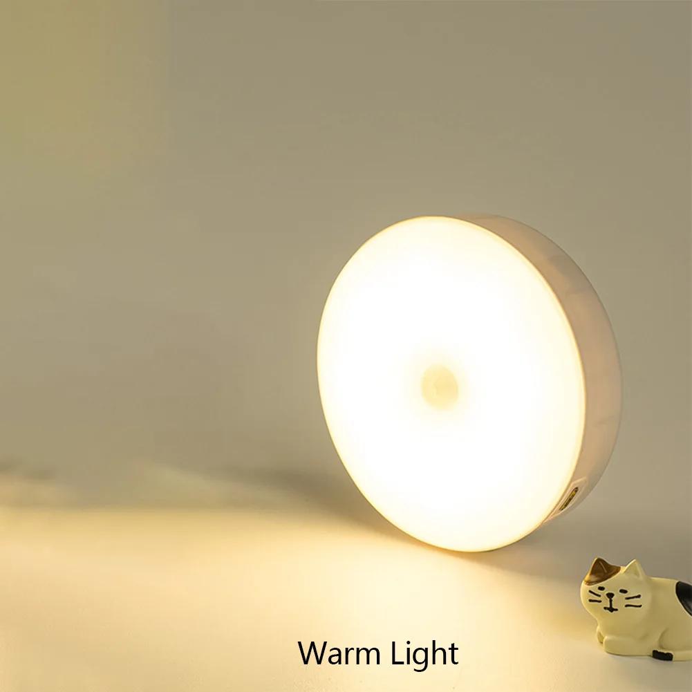 1pc Wireless Motion Sensor Night Light, Bedroom Decor Light, Intelligent Induction Lamp, for Staircase Closet Room Step Lighting