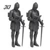 Knight Bookshelf Guard Medieval Decor, Armored Bookend Statue, Gothic Library Shelf Decoration, Reading Room Decor Castle Theme Home for Bookshelves,