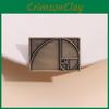 Stylish Geometric Fibonacci Number Brooch Pin Ideal For Trendy Fashion Accessories