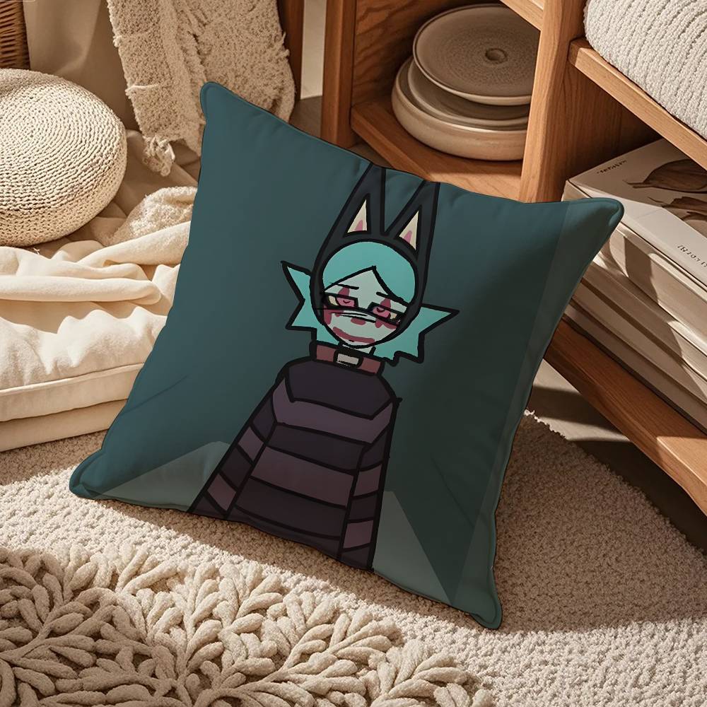 P-Psychocuties Mimi Anime Kissenbezug Komfort Sofa Bett Seidig elegant Unsichtbarer Reißverschluss Kundenspezifischer dekorativer Kissenbezug