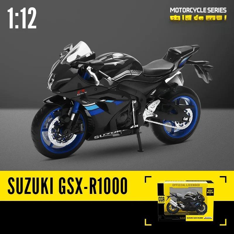 1/12 Scale Suzuki GSX-R1000 Motorcycle Toys Alloy Diecast Model Collect Hobby Model Ornaments Gift for Friend Boys Kids Toys