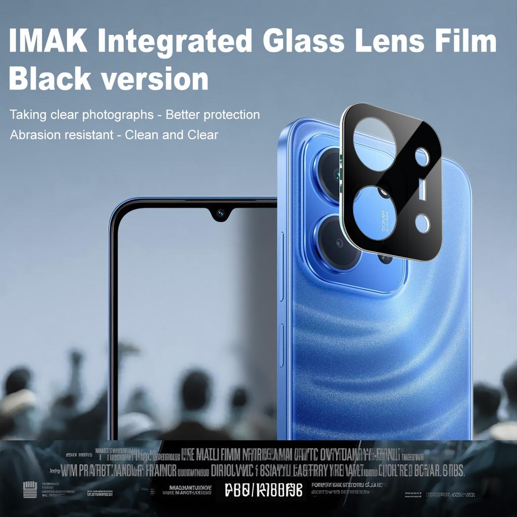 For Redmi 15C 4G Glass IMAK High Definition Glass Lens Film Black Version