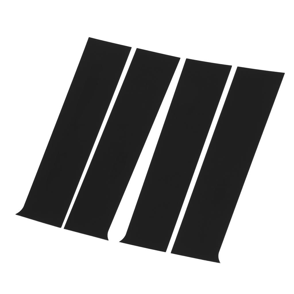 4pcs Pillar Post Trim High Strength PC Gloss Black Door Window Pillar Cover for 1500 2500 HD 3500 HD 2014 2018